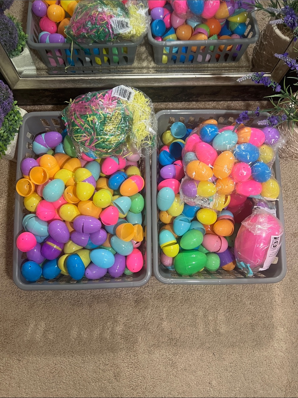 Assorted Plastic Easter Eggs - Multicolor Kids Learning Toy